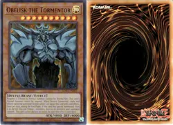 Yugioh Obelisk the Tormentor EGO1-EN001 1st Edition Ultra Rare NM - Image 1