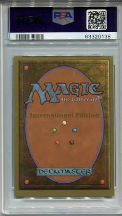 MTG Magic The Gathering International Edition Card Dingus Egg PSA 8 - Image 2