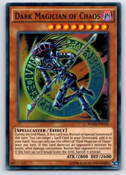 Dark Magician of Chaos YGLD-ENC02 Ultra Rare NM Unlimited - Image 1