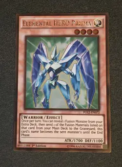 Yu-Gi-Oh! TCG Elemental Hero Prisma PGL2-EN072 Gold Rare 1st Ed NM - Image 1