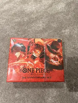ONE PIECE Card Game 3rd ANNIVERSARY SET Japanese Factory Sealed 🇬🇧 UK in Hand - Image 1