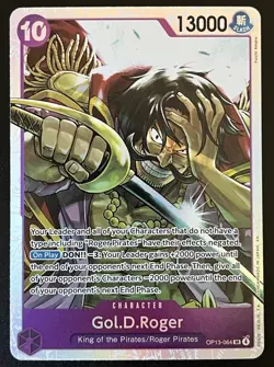 OP13-064 Gol.D.Roger SR One Piece TCG English Carrying On His Will - Image 1
