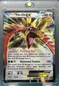 Ho-oh RARE HOLO REFRACTOR FOIL POKEMON CARD TCG TRADING CARD GAME LEGENDARY MINT - Image 3