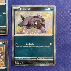 Pokemon TCG Maschiff 071 Paldean Fates Black Star Promo Card - NM - Image 2