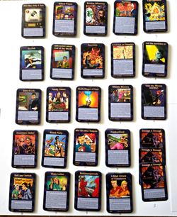 1995 Illuminati New World Order INWO Card Game LOT 270+ Trump ENOUGH IS ENOUGH - Image 2