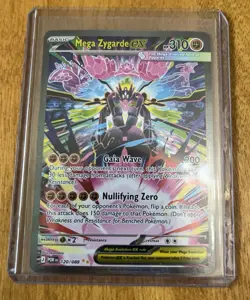 Pokemon Mega Zygarde EX 120/088 Full Art Holo Card Gaia Wave Nullifying Zero - Image 1