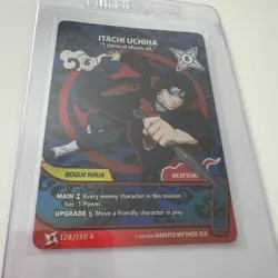 Itachi Uchiha 1st Edition Alt Art card -Naruto Mythos TCG - Image 2