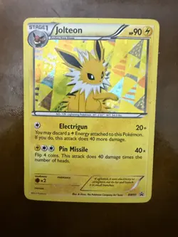 Jolteon BW91 Black Star Promo 2013 Holo RARE Pokemon Card TCG - Image 1