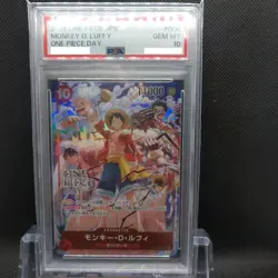 PSA 10 ONE PIECE Card "One Piece Day 2024" Monkey D Luffy Promo ST10-006 JP - Image 1