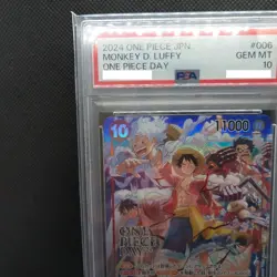 PSA 10 ONE PIECE Card "One Piece Day 2024" Monkey D Luffy Promo ST10-006 JP - Image 3