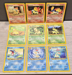 Vintage Pokemon Card Neo Genesis 2000 Starters Pack - Cyndaquil, Totodile Ect... - Image 1
