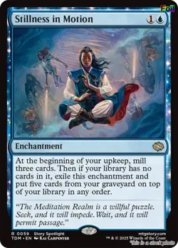 Stillness in Motion [TDM - 59] - NM [Foil] TCG MTG - Image 1