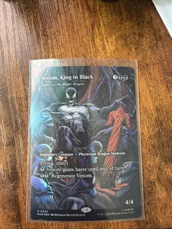 Magic The Gathering Spider-Man Venom King In Black Mythic Full Art Foil NM - Image 1
