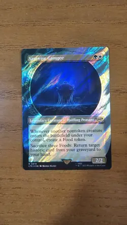 Samwise Gamgee NM Showcase Surge Foil MTG Lord of the Rings Unplayed Magic - Image 1