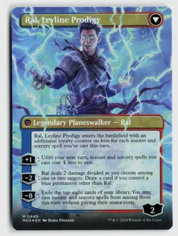 Ral, Monsoon Mage (Borderless) #445 (Foil) (NM) Modern Horizons 3 MH3 Magic MTG - Image 2