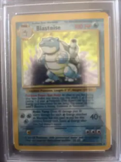 1999 Pokemon Game Blastoise Holo Psa 5 - Image 2