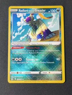 Pokemon Lost Origin Radiant Rare Hisuian Sneasler 123/196 - Image 1