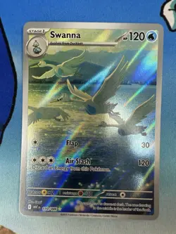 Swanna 110/086 IR White Flare Alt Art 2025 Pokemon Card - Image 1