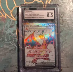 Pokemon Charizard ex 056 Sv: Scarlet & Violet Promo Holo CGC 8.5 330 HP Card - Image 1