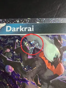 Pokemon Obsidian Flames 136/197 Darkrai Cosmos Holo with Swirl - Image 2