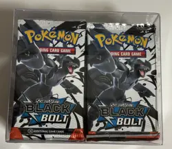 Pokemon Black Bolt Booster Pack x36 TCG Sealed Booster Box Quantity Loose Packs - Image 1