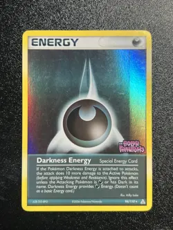 Darkness Energy Holon Phantoms 94/110 Reverse Holo Stamped Pokemon Card (LP-MP) - Image 1