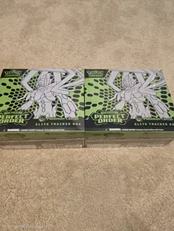 Perfect Order Pokemon Center Elite Trainer Box PC ETB New Factory Sealed x2 - Image 1