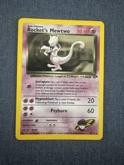 Pokemon TCG Rockets Mewtwo Gym Challenge Holo Card 14/132 - Image 1