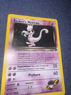 Pokemon TCG Rockets Mewtwo Gym Challenge Holo Card 14/132 - Image 2