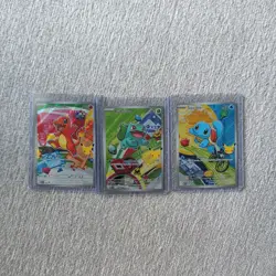 Pokemon First Partner Illustration Collection Series 1 Kanto Gen 1 Starters - Image 1