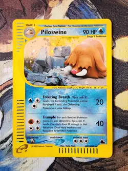 Pokemon Piloswine H22/H32 Skyridge Holo Rare 2003 English TCG WOTC - VERY CLEAN - Image 1