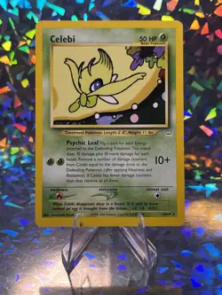 Celebi 16/64 Neo Revelation Non Holo Rare Vintage Pokemon Card - Image 1