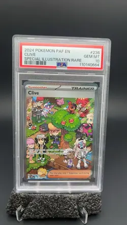 2024 Pokemon PAF En Clive Special Illustration Rare 236 PSA 10 #21019 MC - Image 1