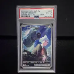 Pokemon Steven's Beldum #207 PSA 10 Scarlet & Violet Promo Holo Steven Deck - Image 1