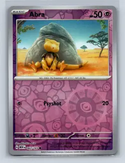 ABRA 063/165 C 151 POKEMON REVERSE HOLO NM - Image 1
