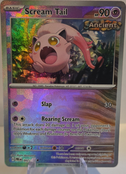 Pokemon TCG Scream Tail Master Ball Pattern 042/131 SV Prismatic Evolutions Holo - Image 1