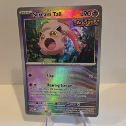 Pokemon TCG Scream Tail Master Ball Pattern 042/131 SV Prismatic Evolutions Holo - Image 2