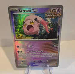 Pokemon TCG Scream Tail Master Ball Pattern 042/131 SV Prismatic Evolutions Holo - Image 4