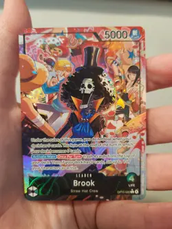 One Piece Brook OP15-022 ALT ART LEADER AAL Adventure On Kami’s Island OP15-EB04 - Image 2