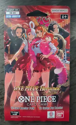 NEW/SEALED One Piece TCG Extra Booster Heroines Edition EB-03 - Sleeved Booster - Image 1