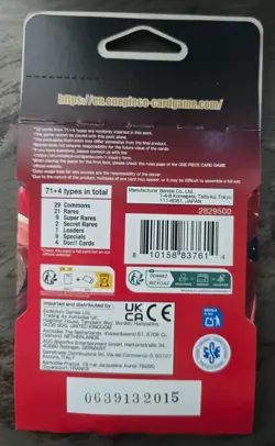 NEW/SEALED One Piece TCG Extra Booster Heroines Edition EB-03 - Sleeved Booster - Image 2