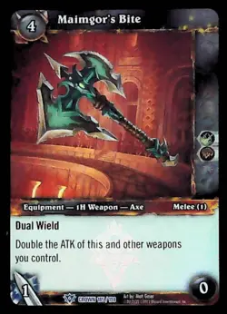 World of Warcraft TCG Maimgor's Bite (Foil) - Crown of the Heavens 185/198 - Image 1