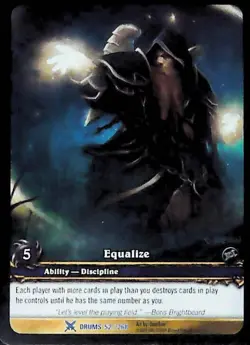 World of Warcraft TCG Equalize (Extended Art) - Drums of War 52/268 - Image 1