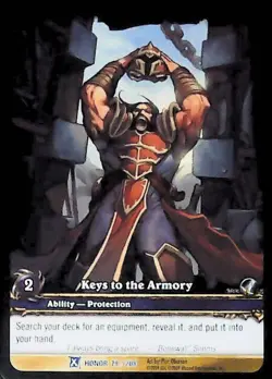 World of Warcraft TCG Keys To The Armory (Extended Art) - Fields of Honor 78/208 - Image 1