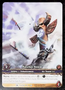 World of Warcraft TCG Hatchet Totem (Extended Art) - Fields of Honor 64/208 - Image 1