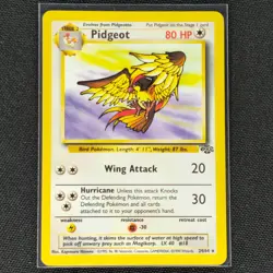 Pidgeot - 24/64 - Rare - Jungle Set - Pokemon Card - LP - Image 1