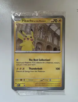 Pokemon TCG Pikachu At The Museum Jumbo Promo Card 2026 - Sealed - New - Image 1