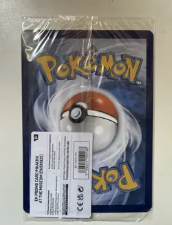 Pokemon TCG Pikachu At The Museum Jumbo Promo Card 2026 - Sealed - New - Image 2