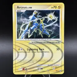Arceus AR6 Holo Rare - Platinum Secret Rare Pokemon Card | Near Mint - Image 1