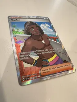 Pokemon TCG: Surfer - 235/191 - Ultra Rare - Surging Sparks Card - NM/M - Image 1